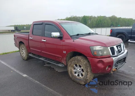 2004 Nissan Titan Le z USA, uszkodzony, nr VIN 1N6AA07B54N509046